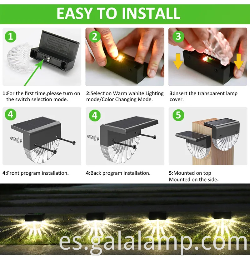 Luces de pared de jardín LED de resistencia a la intemperie duradera para uso al aire libre